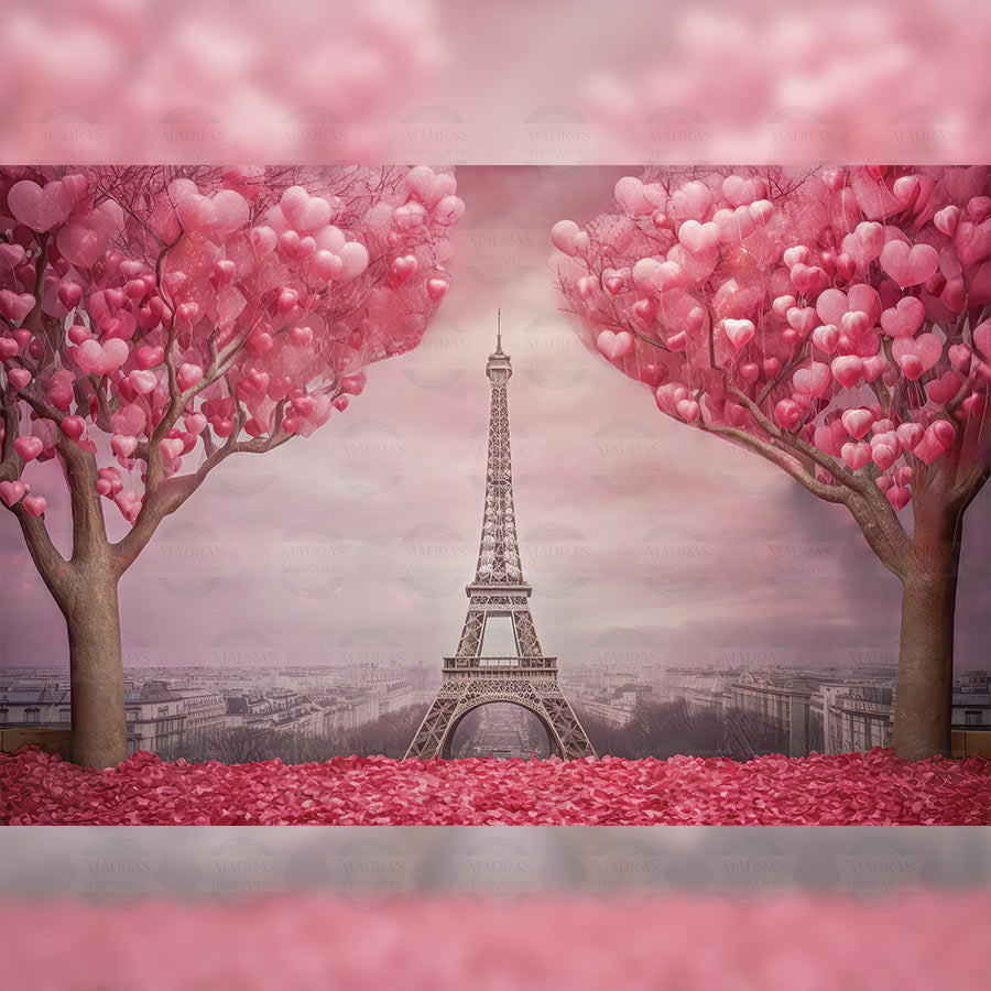 Parisian Love - Printed Backdrop 