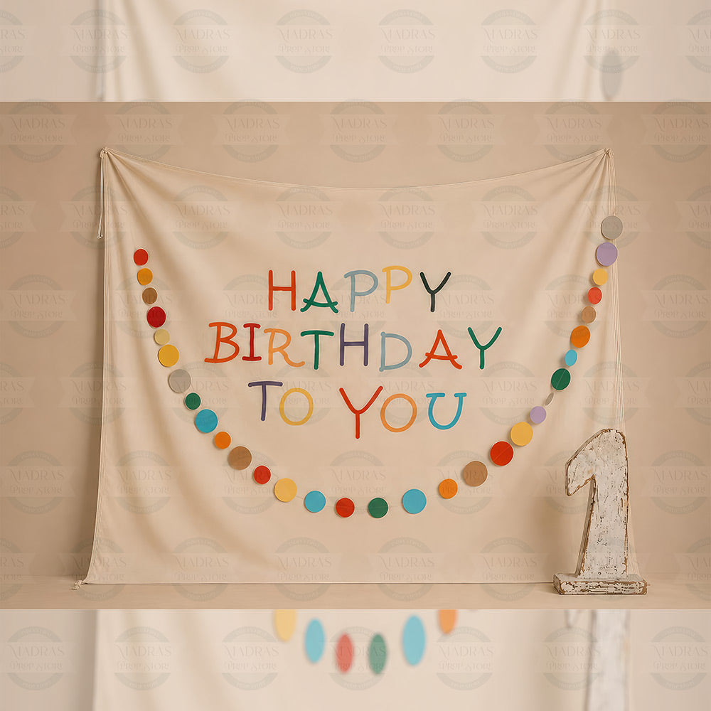 Pastel Birthday Party : Baby Backdrops