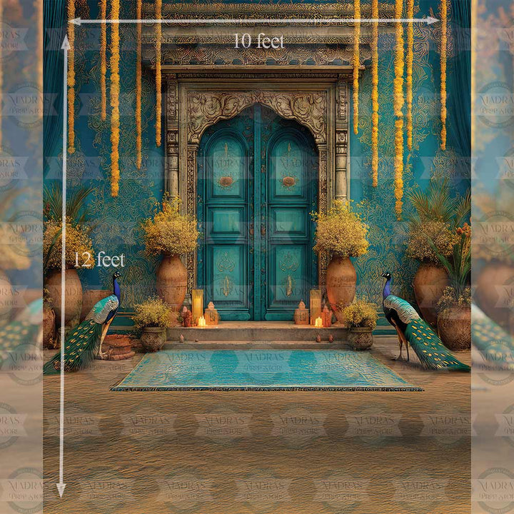 Peacock Griha - Maternity Backdrops