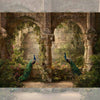 Peacock Mahal - Printed Backdrop - Fabric - 5 by 7 feet