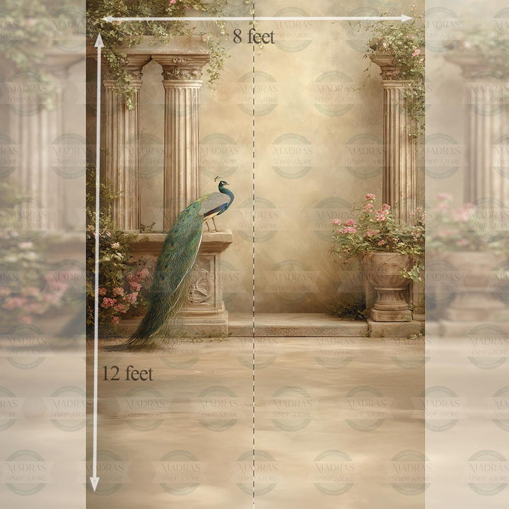 Peacock Courtyard : Maternity Backdrops