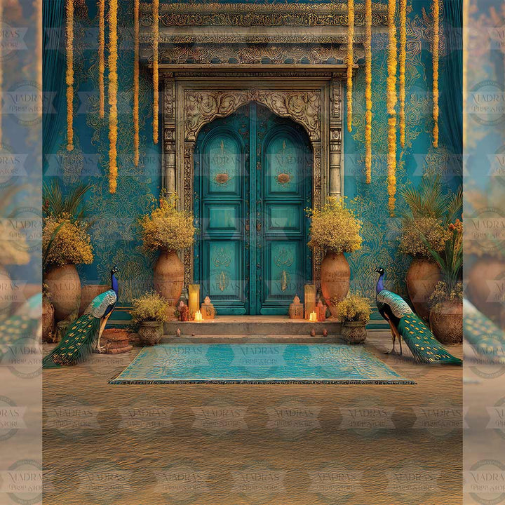 Peacock Griha - Maternity Backdrops