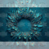 Peacock Palette - 3.5 by 5 feet Printed Backdrops / Fabric (Pre-Order)