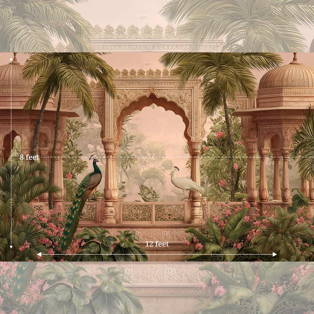 Peacock Garden : Event Backdrop 