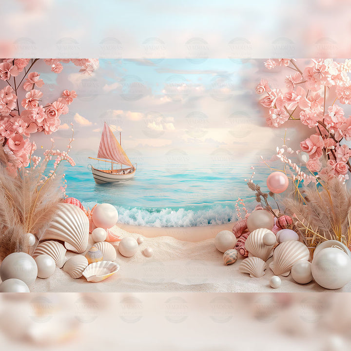 Pearly Beach - Baby Printed Backdrops – Madras Prop Store