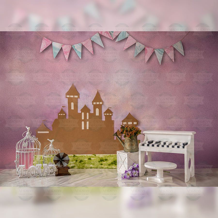 Piano Princess - Baby Printed Backdrop