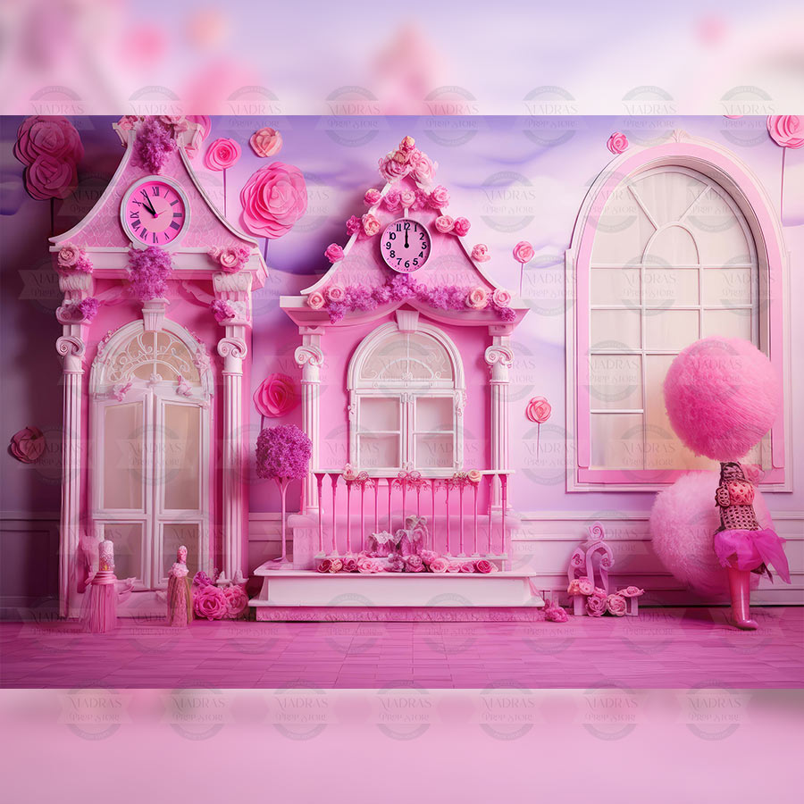 Pink Portal - Printed Backdrop