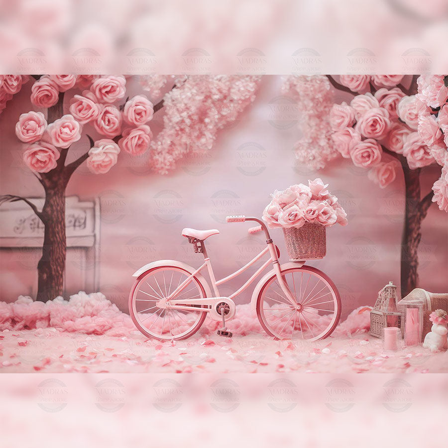 Pink Blossom - Printed Backdrop 