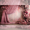 Pink Pecan - Printed Backdrop - Fabric - 5 by 7 feet