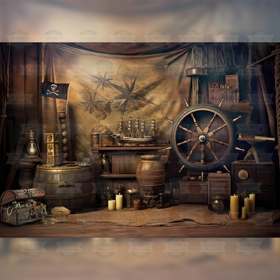 Pirate's Paradise - Printed Backdrop