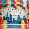 Popstar Town - Printed Backdrop - Fabric - 5 by 7 feet