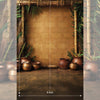 Pots & Greens - 8 by 12 feet - Backdrop - BLR-0072