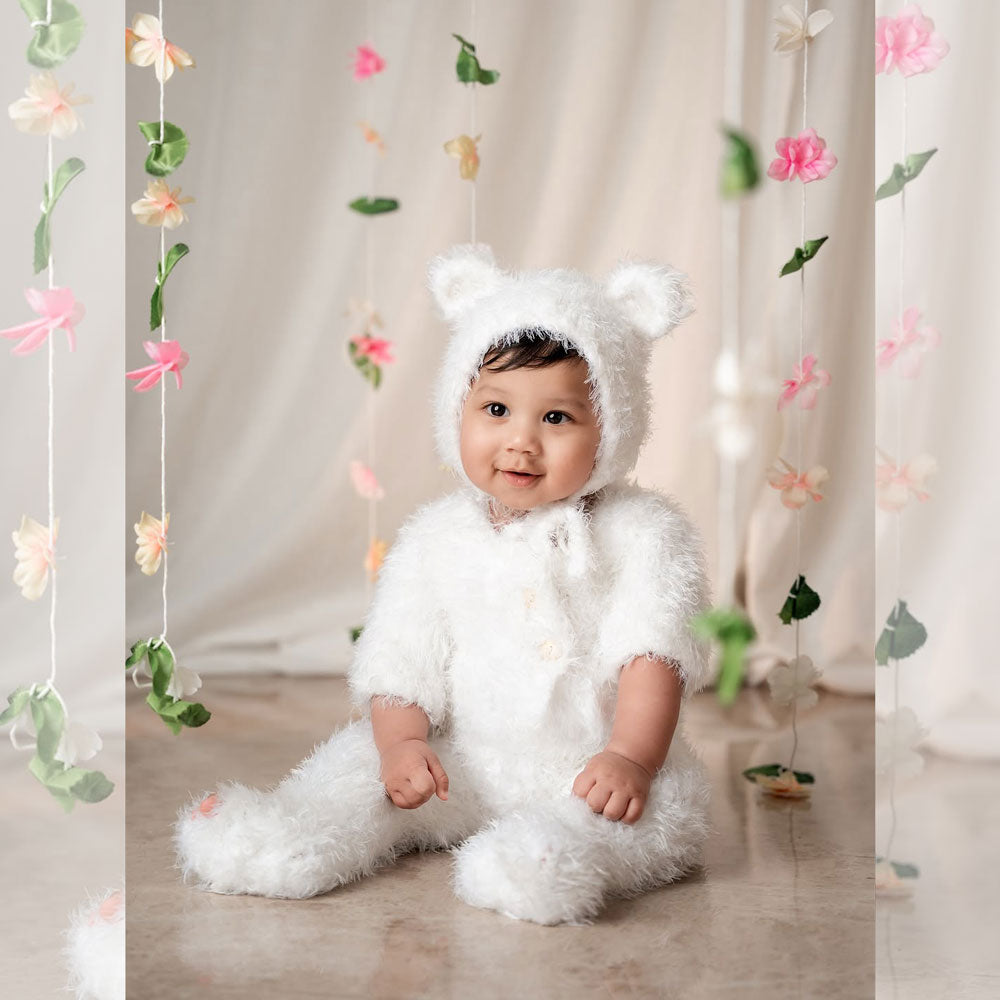Woolen Bear Outfit : Baby Props