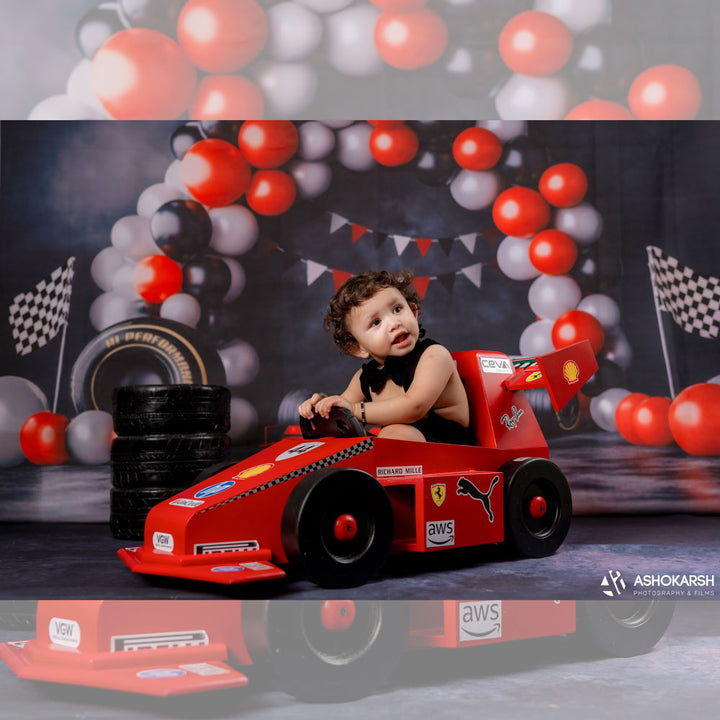 Racer Theme - Baby Printed Backdrops
