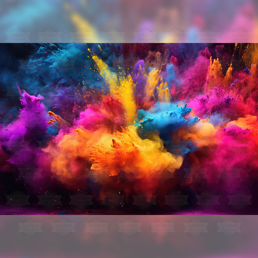 Rainbow Splash - Printed Backdrop 