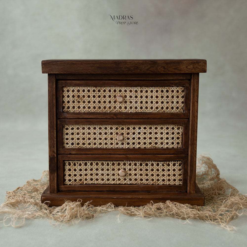 Rattan Dresser : Baby Props