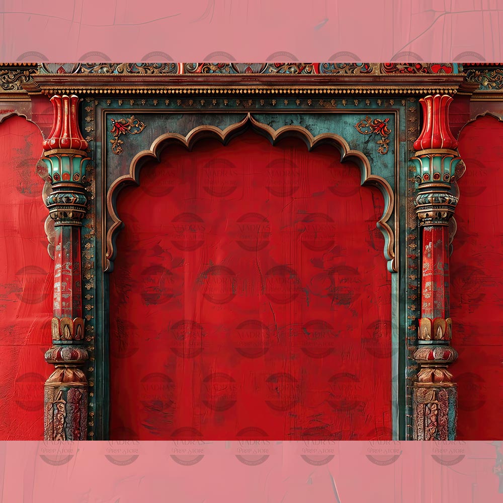 Regal Red Fortress - Baby Printed Backdrops