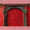 Regal Red Fortress - Printed Backdrop - Fabric - 5 by 7 feet