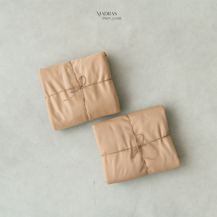 Ripple Drapes Set of 2 ( 1.7 x 5 Meters ) | Brown : Baby Backdrops
