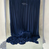 Ripple Drapes Backdrop Set Of 2 ( 1.7 x 4 Meters ) | Navy Blue