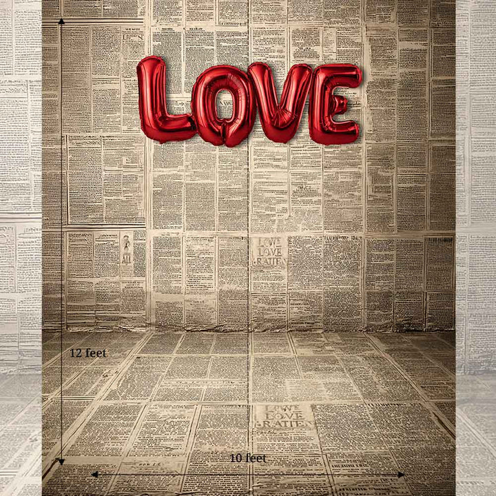 Romance Newspaper : Maternity Backdrops