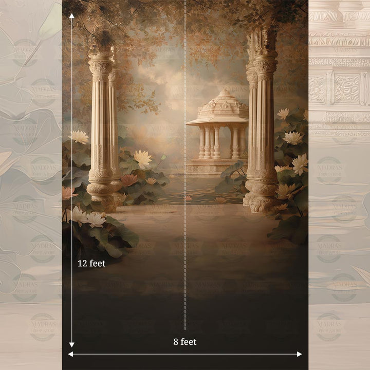Royal Lotus Haven: Maternity Backdrops