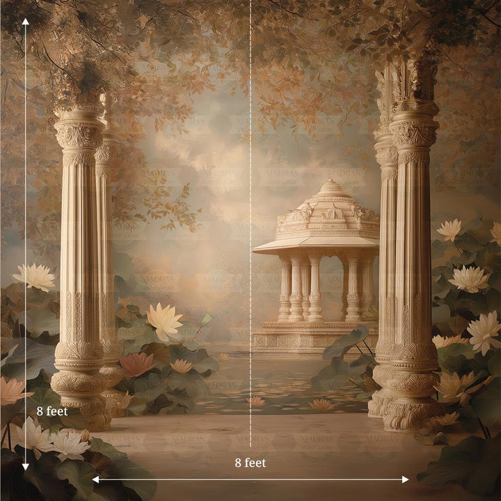 Royal Lotus Haven: Maternity Backdrops