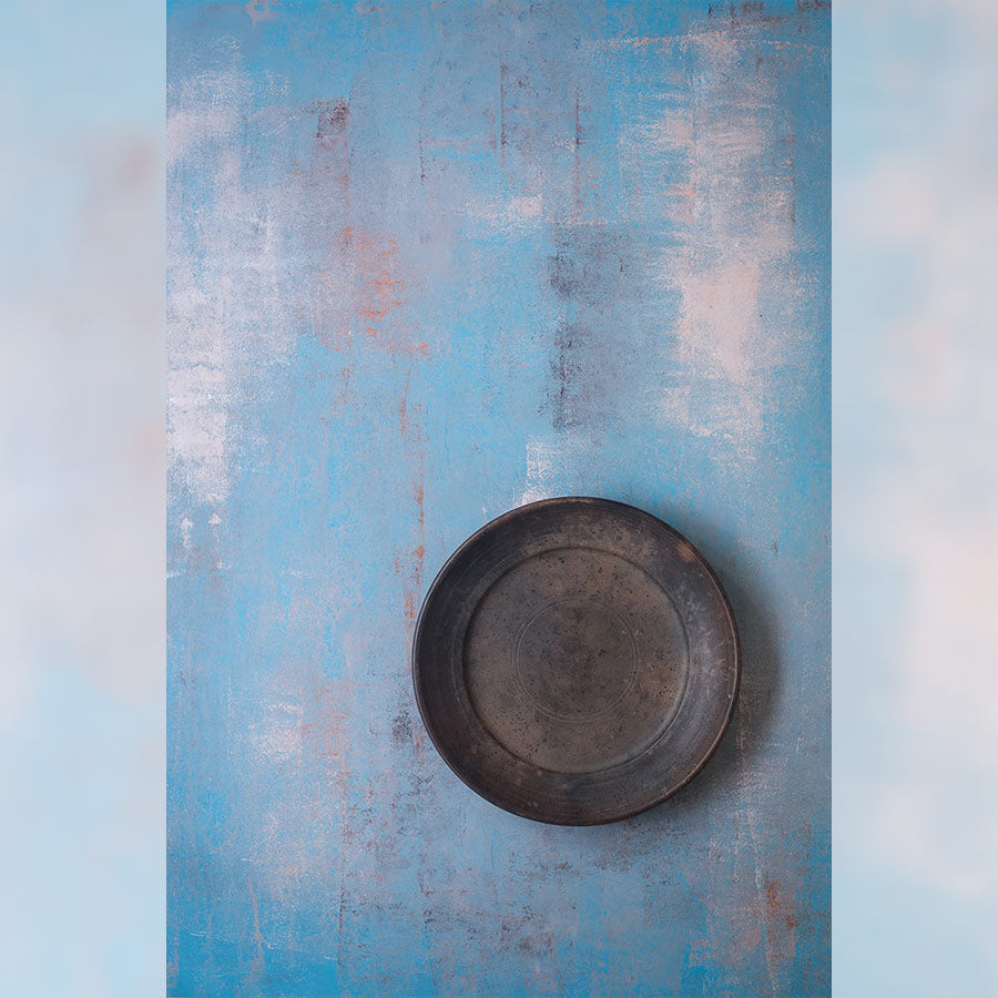 Rusted Blue Marble : Food Backdrops