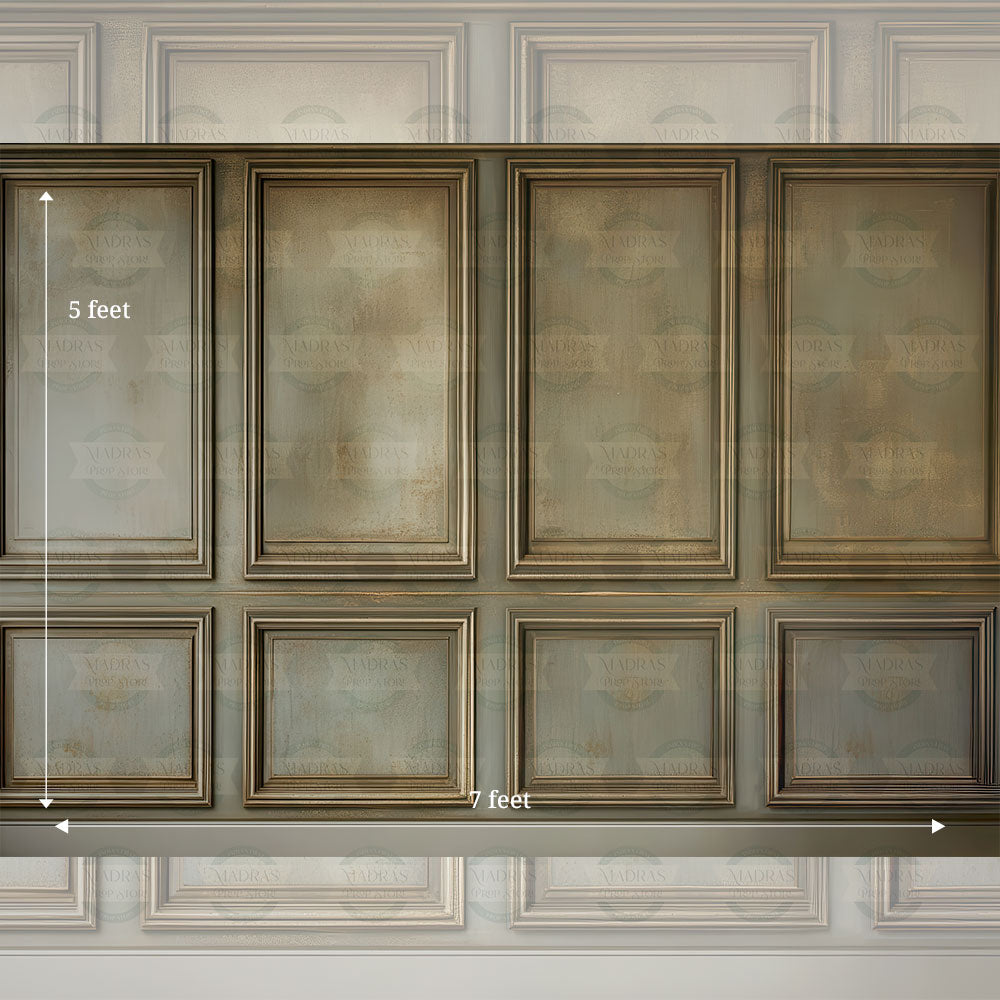 Rustic Wall - Printed Backdrop - Fabric - 5 by 7 feet – Madras Prop Store