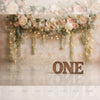 Rustic Bloom One - Baby Printed Backdrops