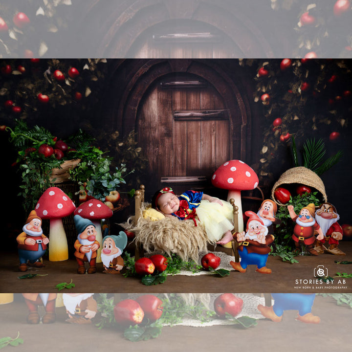 Snow White Garden : Baby Backdrops