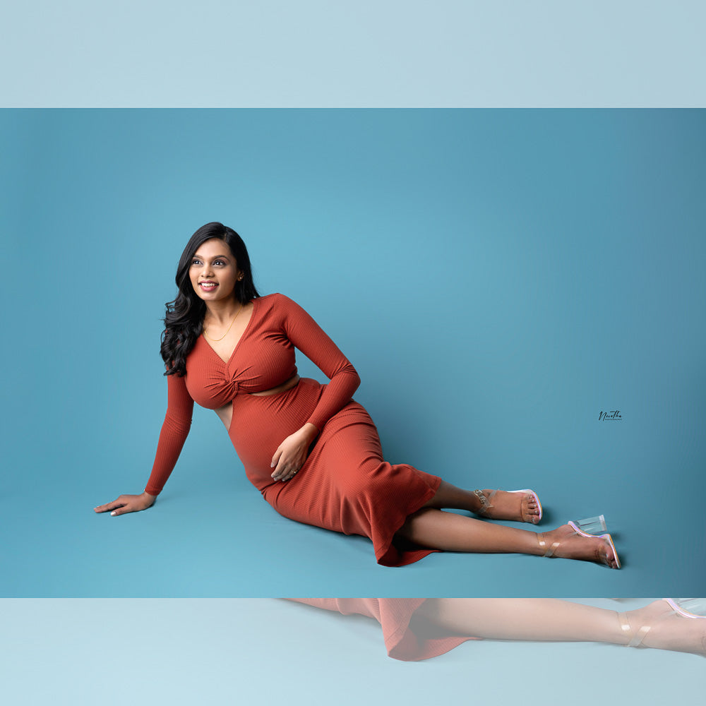 Sage Blue : Maternity Backdrops