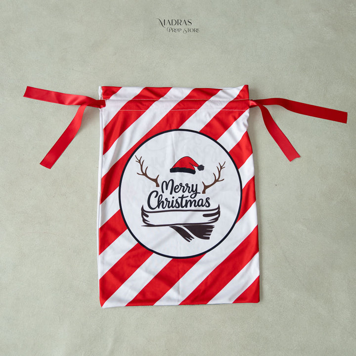 Santa Pouch Dual Side | Without Cotton Filling : Baby Props