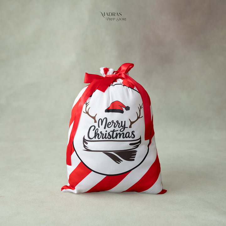 Santa Pouch Dual Side | Without Cotton Filling : Baby Props