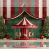 Santa’s Carousel V.01 - Baby Printed Backdrops