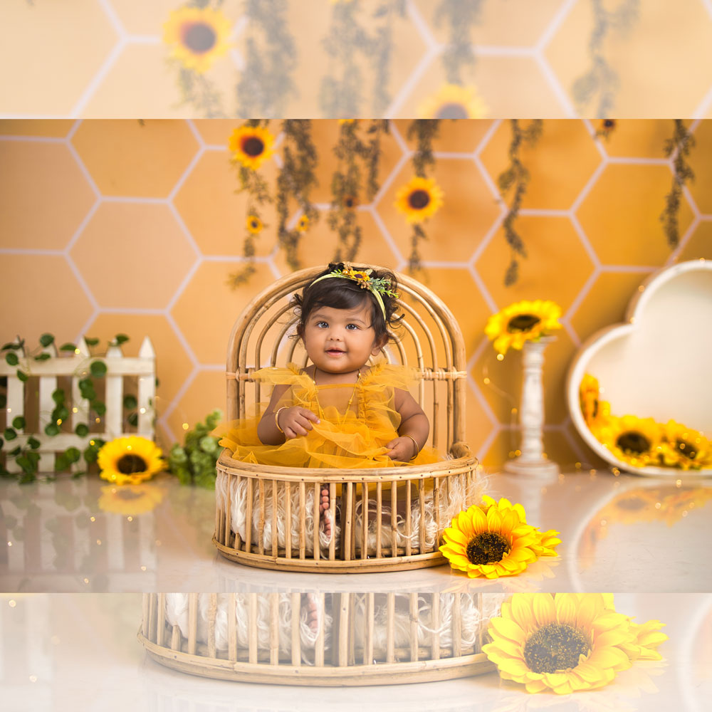 Rainbow Basket : Baby Props