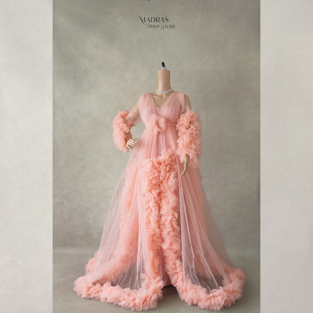 Serenade Gown | Peach : Maternity Gowns