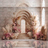 Serenity Arch - Printed Backdrop - Fabric - 5 by 7 feet
