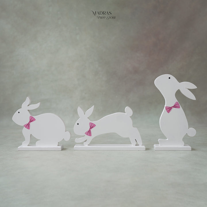 Set of 3 Easter Rabbits : Baby Props