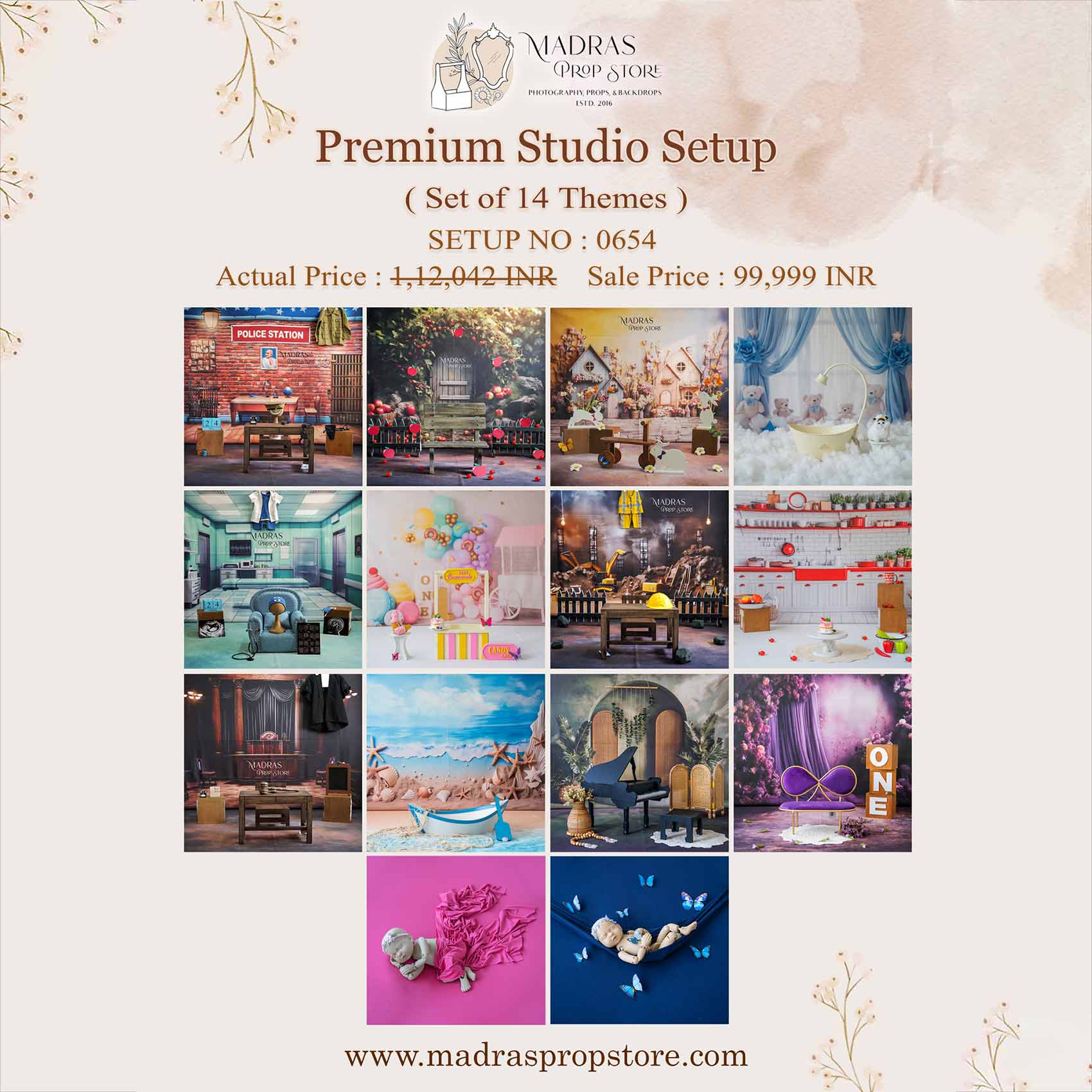 Setup - 0654 ( 14 Setups ) – Madras Prop Store
