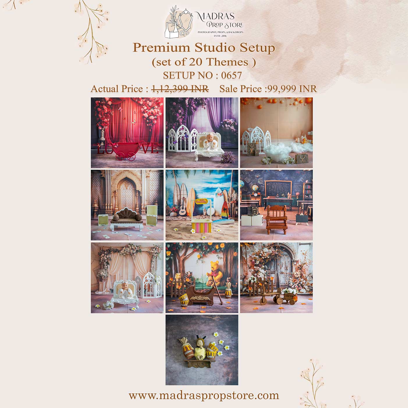 Setup - 0657 ( 20 Setups ) – Madras Prop Store