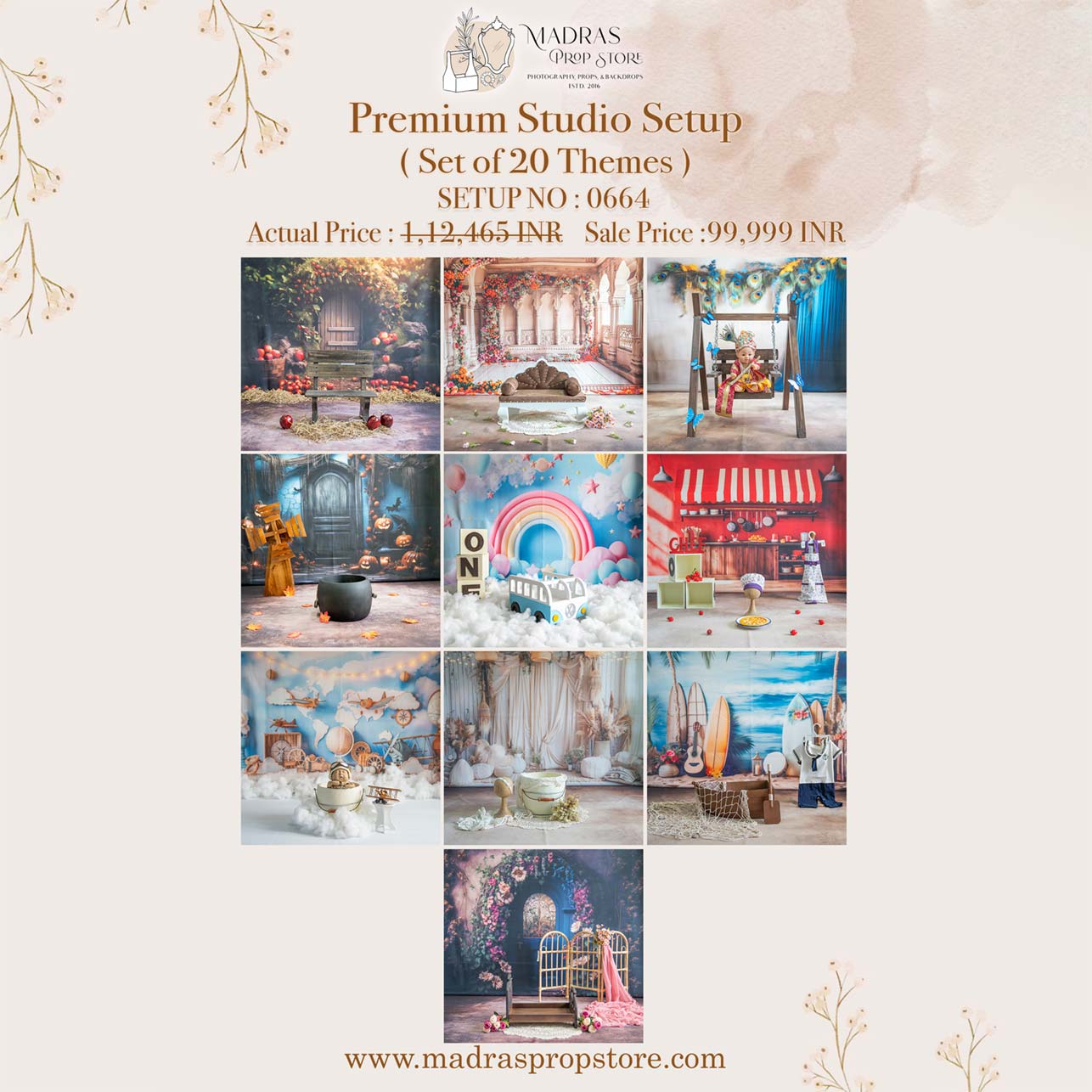 Setup - 0664 ( 20 Setups ) – Madras Prop Store