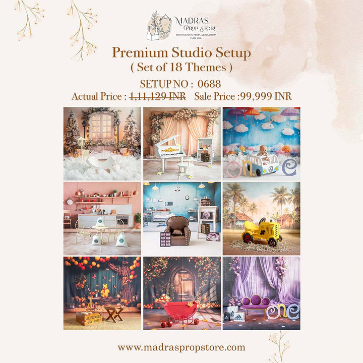 Setup - 0688 ( 18 sets ) : Baby Props