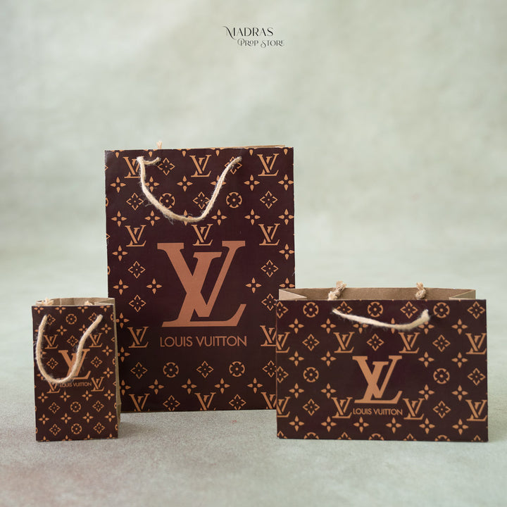 Shopping Bags Set of 3 (LV) : Baby Props