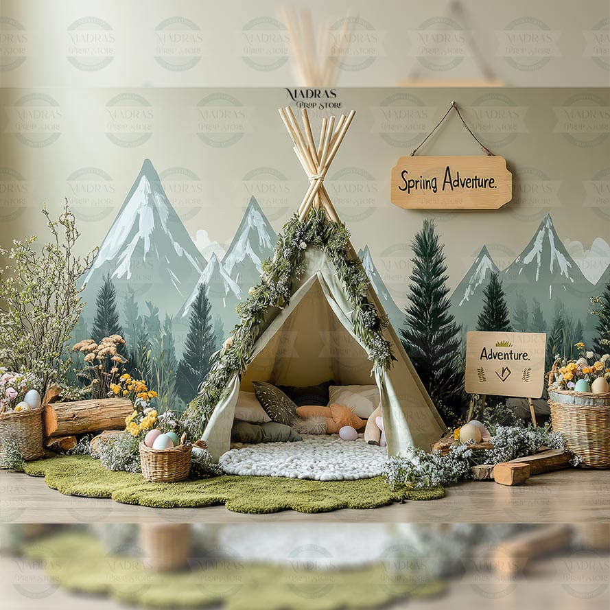 Spring Adventure : Baby Backdrops