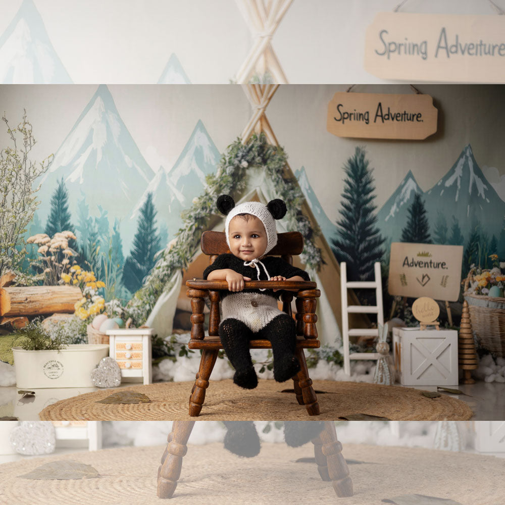 Spring Adventure : Baby Backdrops