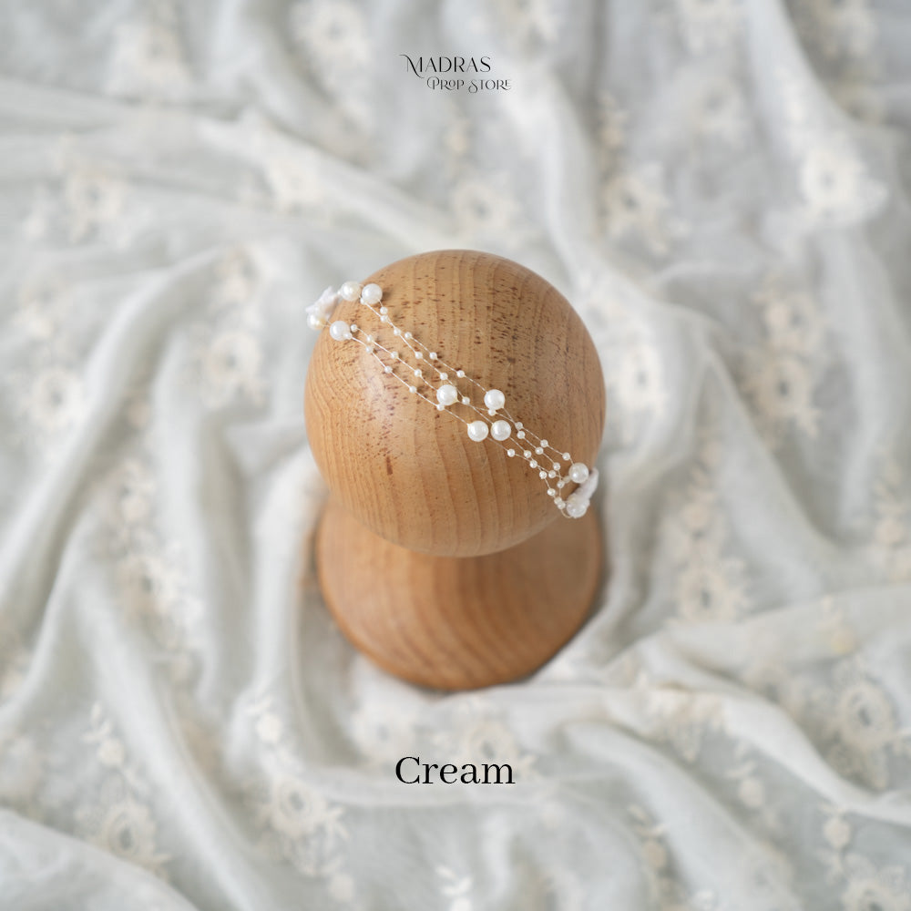 String Of Pearls Headband : Baby Props