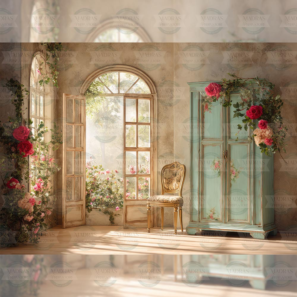 Sunlit Roses : Baby Backdrops