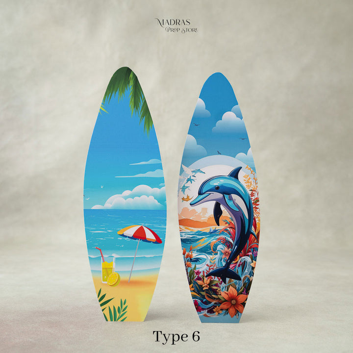 Surf Boards (Foam Board) - Set of  2 : Baby Props
