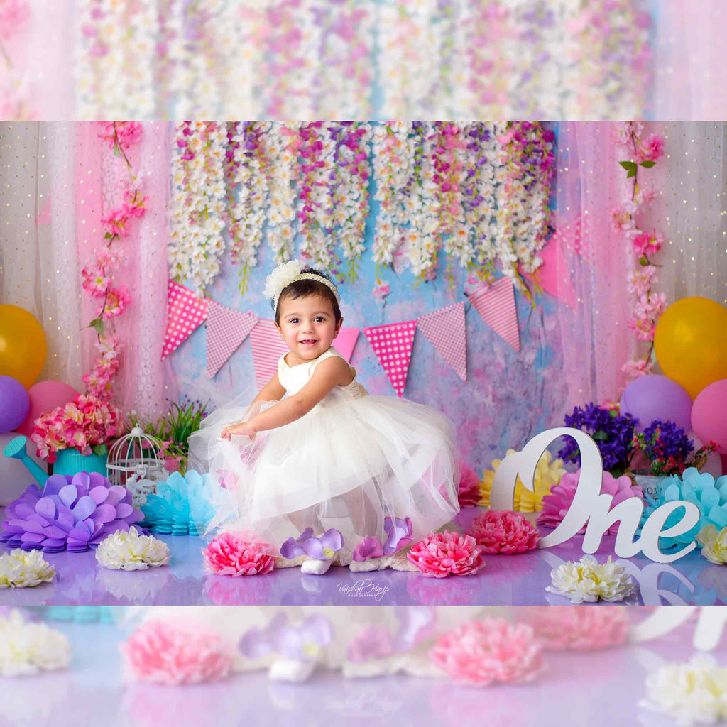 Prince Floral : Baby Backdrops